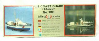 Billing Boats 44329 Us Coast Guard No.  100 Unpainted 1:40 Scale Model Hobby Toys