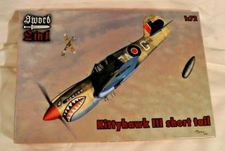 1/72 Sword British 2 Kits 1 Box Raf 2 In 1 Kit Kittyhawk Iii Short Tail 72064