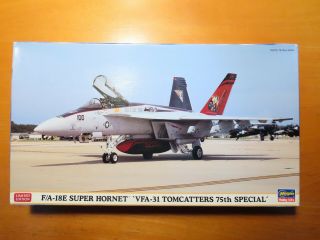 Hasegawa 1/72 F/a - 18f Hornet `vfa - 31 Tomcatters 75th Special 