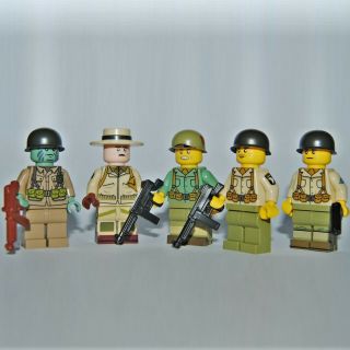 Citizen Brick Military Wwii American Soldier Custom Lego Minifigure Citizenbrick