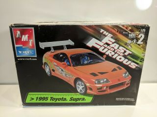 Amt 1/25 The Fast And The Furious 1995 Toyota Supra 31980 Open Box