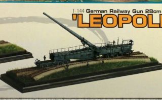 Can.  Do Dragon Pocket Army 20025 1:144 N German Railway Gun 28cm K5 (e) " Leopold "