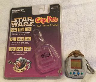Star Wars Giga Pets Rancor Pet Virtual Friend 1997 Tiger Electronic