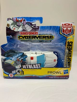 Transformers Cyberverse Action Attackers: 1 - Step Changer Prowl Action Figure Toy