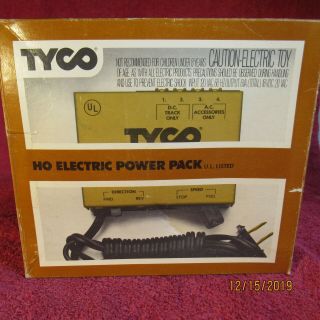 Vintage Tyco Ho Electric Power Pack Train Transformer Model 899 Box