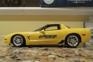 1108c 2001 Chevrolet Corvette Promo Model Car Bloomington Gold 006 Of 555 Nib