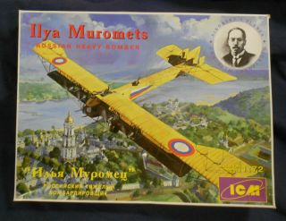1/72 Icm Ilya Muromets Wwi Russian Sikorsky’s Planes
