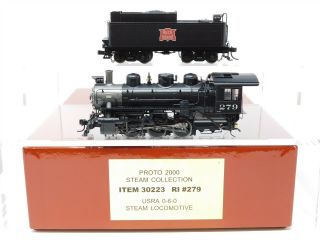 Ho Scale Proto 2000 Heritage 30223 Ri Rock Island 0 - 6 - 0 Steam Locomotive 279