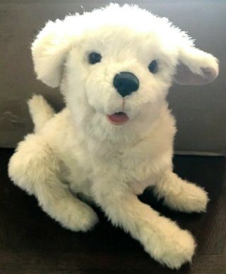 Furreal Friends Cookie My Playful Pup White Interactive Dog 13 " Plush