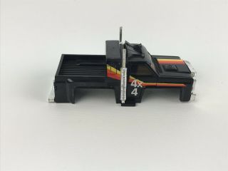 Vintage 1981 LJN Toys Rough Riders Stomper 4x4 Black Semi Truck Body Only 2