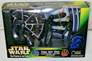 Vintage Star Wars 1997 Power Of The Force " Final Jedi Dual " In The Box