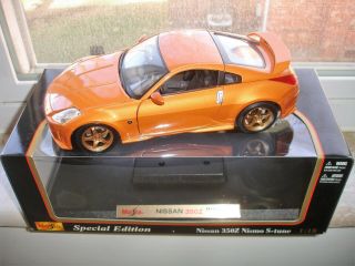 1:18 Maisto Nissan 350z Special Edition Orange Diecast Metal Car