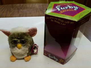 Furby 70 - 800 Series With Box And Factory Tag Attached