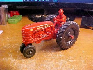 Vintage Massey - Harris 44 Toy Tractor W/ Driver Red