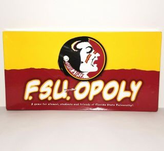 Fsu Opoly Monopoly Board Game Florida State University