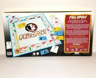 FSU Opoly Monopoly Board Game Florida State University 2