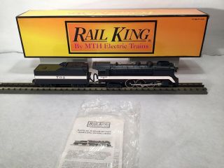 Mth Railking 30 - 1147 - 1 702 Wabash 4 - 6 - 4 Streamlined Hudson Steam Ps.  1 O