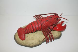 Gemmy Rocky the lobster singing animated novelty motion activated red rubber toy 2