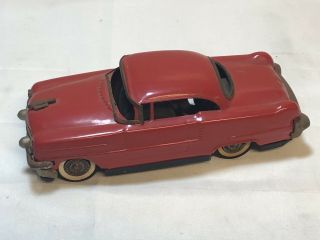 Early 1950s Japan Tin Toy Battery Operated Car Ford Sedan - Some Rust