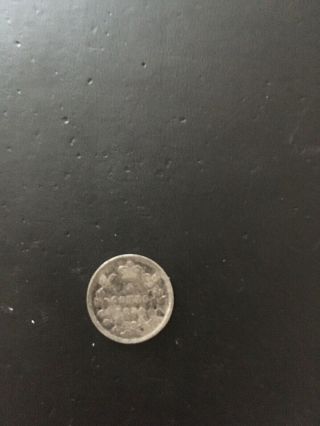 Canada Canadian Queen Victoria 5 Cents Silver Nickel 1884 Very Good Rare
