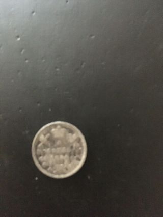 Canada Canadian Queen Victoria 5 Cents Silver Nickel 1884 Very Good Rare 2