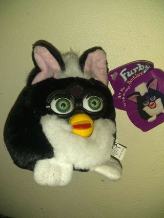 1999 Furby Buddies " Light Please " Plush Bean Bag Toy Tiger Animal
