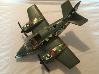 Vintage 1979 Tonka Hand Commander Toy Prop Propellor Plane Hr - 14 Military Army