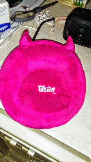 2012 Hasbro Pink Furby Couch Bed Lounge Stuffed Bean Bag Chair Sofa Plush 3