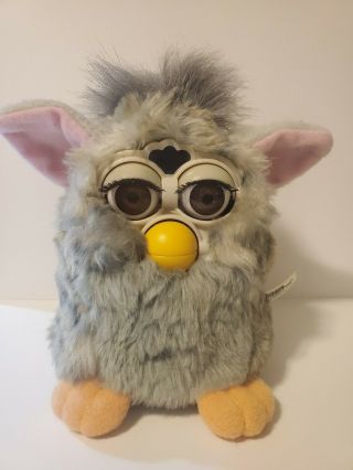 Furby 1998 Model 70 - 800 Wolf Series 1 Tiger Elect Brown Eyes Mute