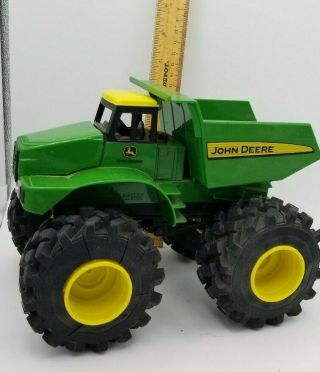 Ertl John Deere Big Wheels Shake & Sounds Farm Toy Monster Dump Truck Tractor