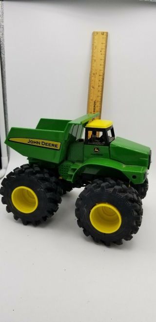 ERTL JOHN DEERE Big Wheels Shake & Sounds Farm Toy Monster Dump Truck Tractor 3