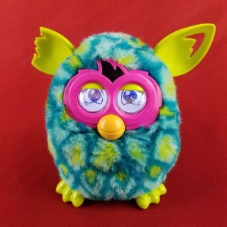 2012 Teal And Green Furby With Character