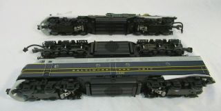 O Scale MTH EMD E - 8 A - B - A Diesel Set - Baltimore & Ohio - 3 Rail 2