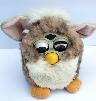Vintage Furby 1998 Mottled Colors With Tags