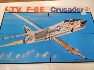 Esci 1/48 Scale Plastic Model L.  T.  V F - 8e Crusader