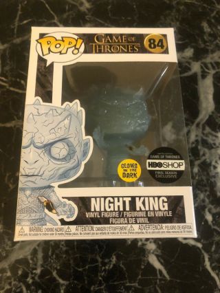 Game Of Thrones - Crystal Night King With Dagger Glow Pop Vinyl