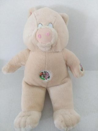 Vintage This Little Piggy Talking Plush Pig 18 " Stuffed Animal Learning Toys