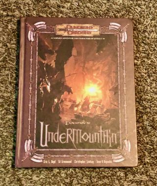 Expedition To Undermountain (dungeons & Dragons D&d 3.  5 Official Adventure Wotc)