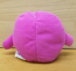 1997 Tamagotchi Plush Pink & Black Bean Pets Beanie Toy Bandai 2