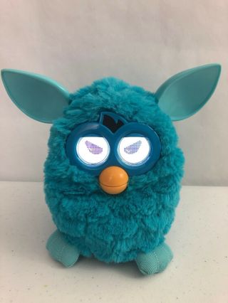 Furby 2012 Blue Teal Hasbro Electronic Talking Interactive Toy