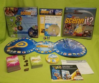 Disney Scene It 2nd Edition The Dvd Board Game 100 Complete Metal Tin