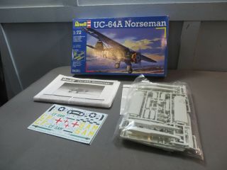 Revell 1:72 Uc - 64a Norseman Model Kit 04291 Open Box