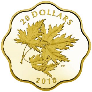 Canada Iconic Maple Leaves Silver 20$ 2018