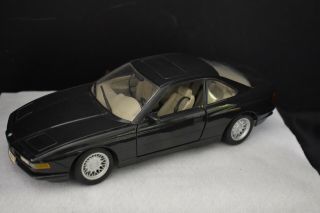 Vintage Maisto 1990 Bmw 850 Coupe 1:18 Scale Black Model Die Cast No Box