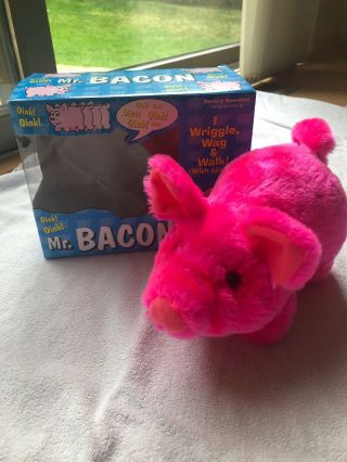 Westminster Mr.  Bacon Battery Operated Pig (pink) 1998 -