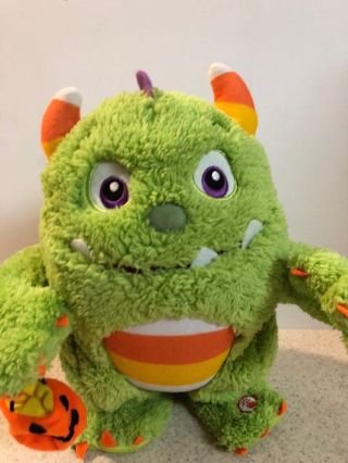 Hallmark Halloween ROARY Green Monster Singing Animated 10 