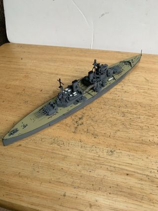 Built Hms Prince Of Wales Bb 1/700 Scale Plastic Model 12.  6” Long Read