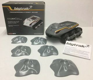 Bigtrak Jr Us Version Gray W/box Accessories Instructions Big Trak As Is/parts
