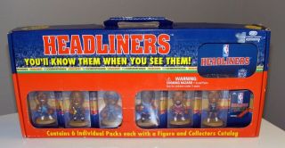 Corinthian 1997 Headliners Figurines - Hill,  Miller,  Grant,  Ewing,  Howard,  Richmond