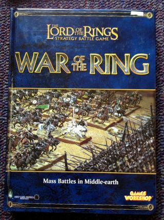 War Of The Ring Rulebook Lotr Lord Of The Rings Gw